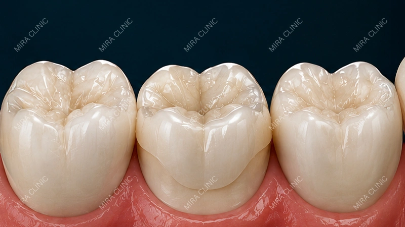 Onlay for a Back Tooth